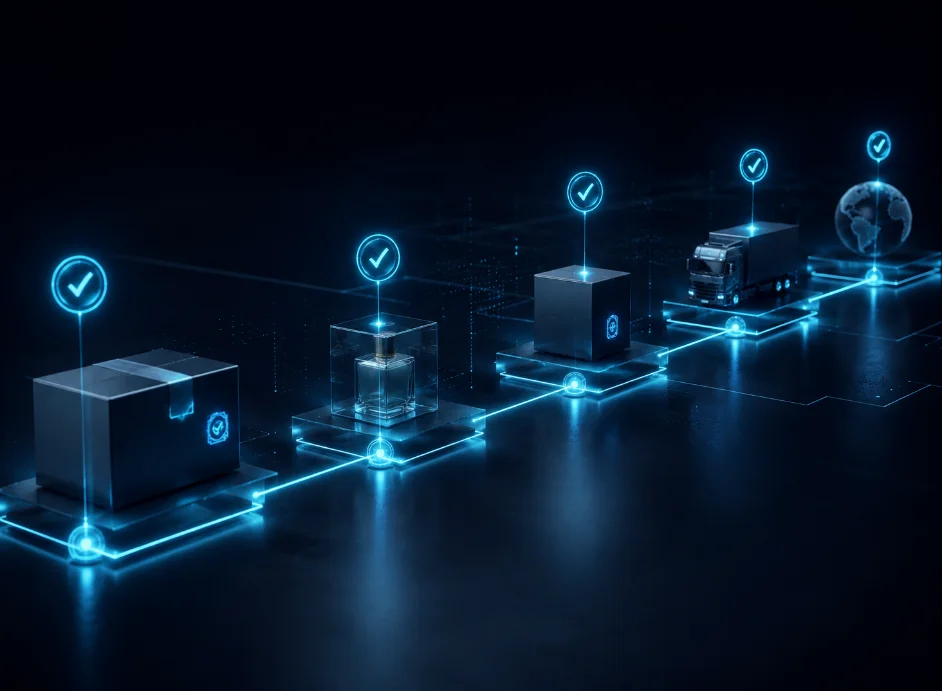 Chaîne de traçabilité on-chain, de l'origine au client